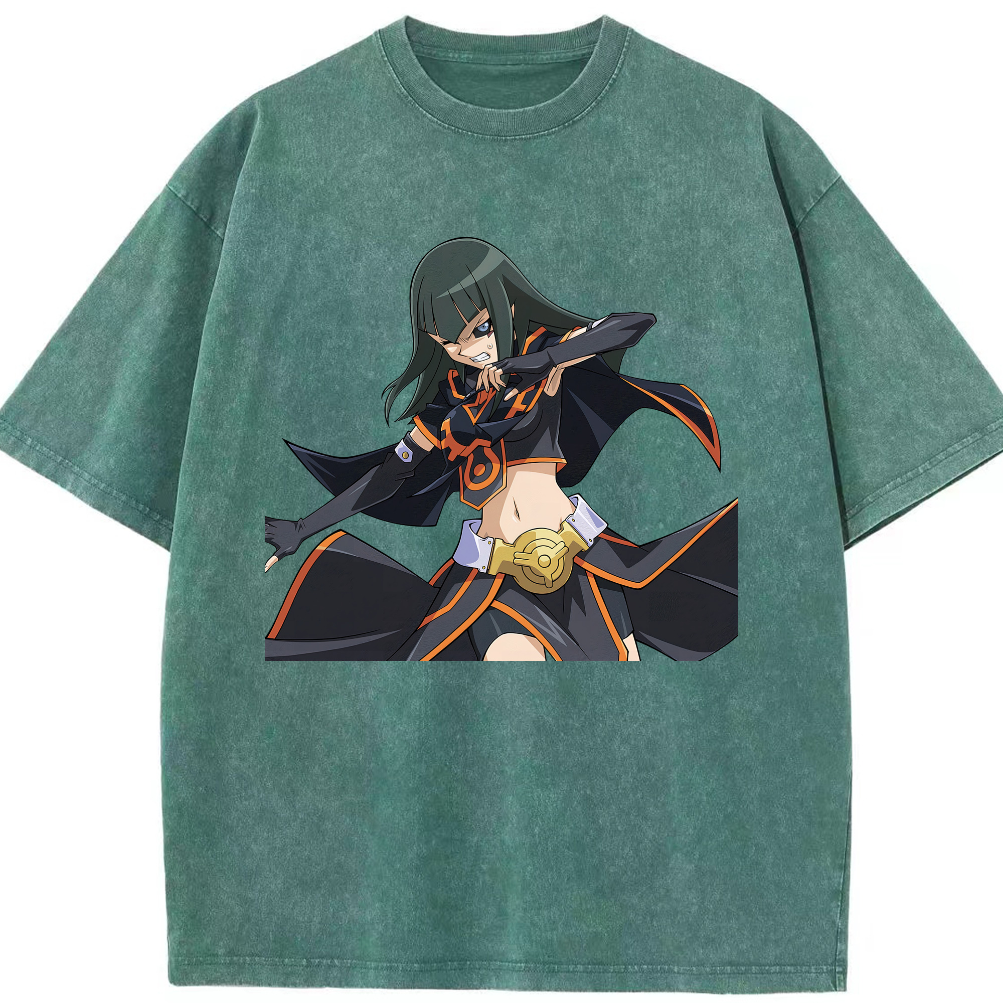 （画像用） 遊☆戯☆王 Yu-Gi-Oh! 綿100% ヴィンテージ風 半袖Tシャツ（フロントプリント）